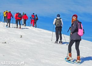 rutas en raquetas de nieve en Asturias